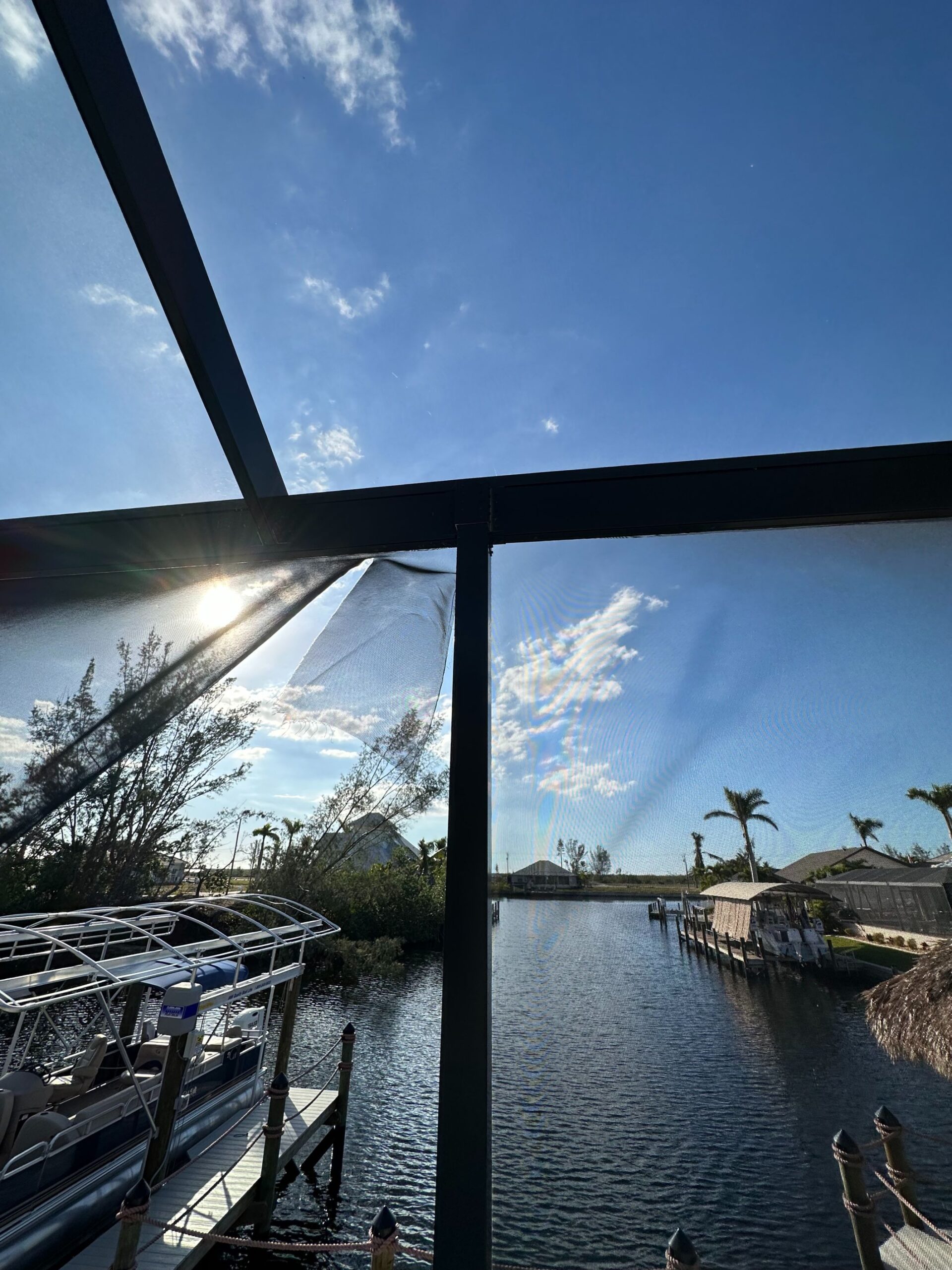 Pool Privacy Screen